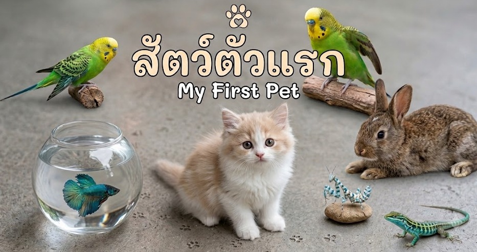 เตรียมความพร้อมอ ยากเลี้ยงสัตว์ตัวแรก ต้องเริ่มยังไง?