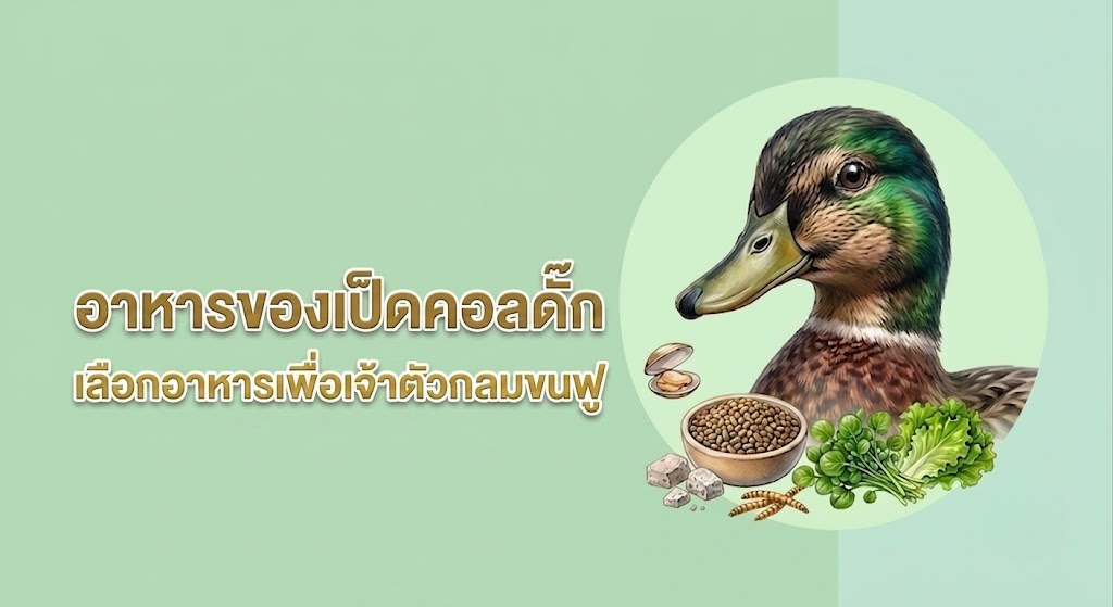 อาหารของเป็ดคอลดั๊ก