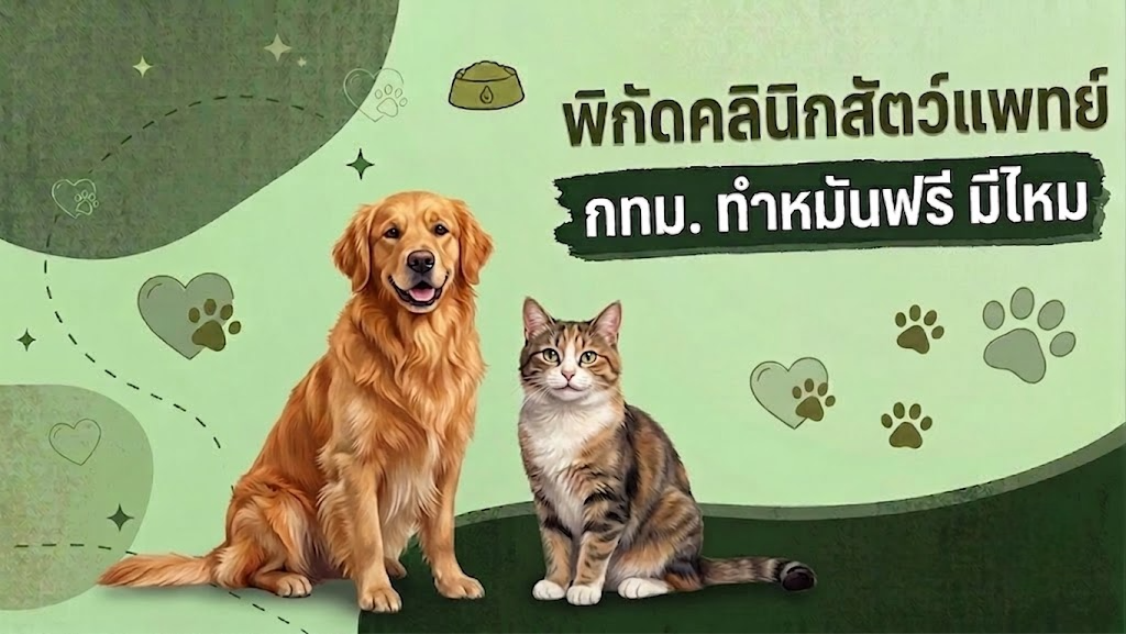 พิกัดคลินิกสัตว์แพทย์ กทม. ฟรีมีไหม ?