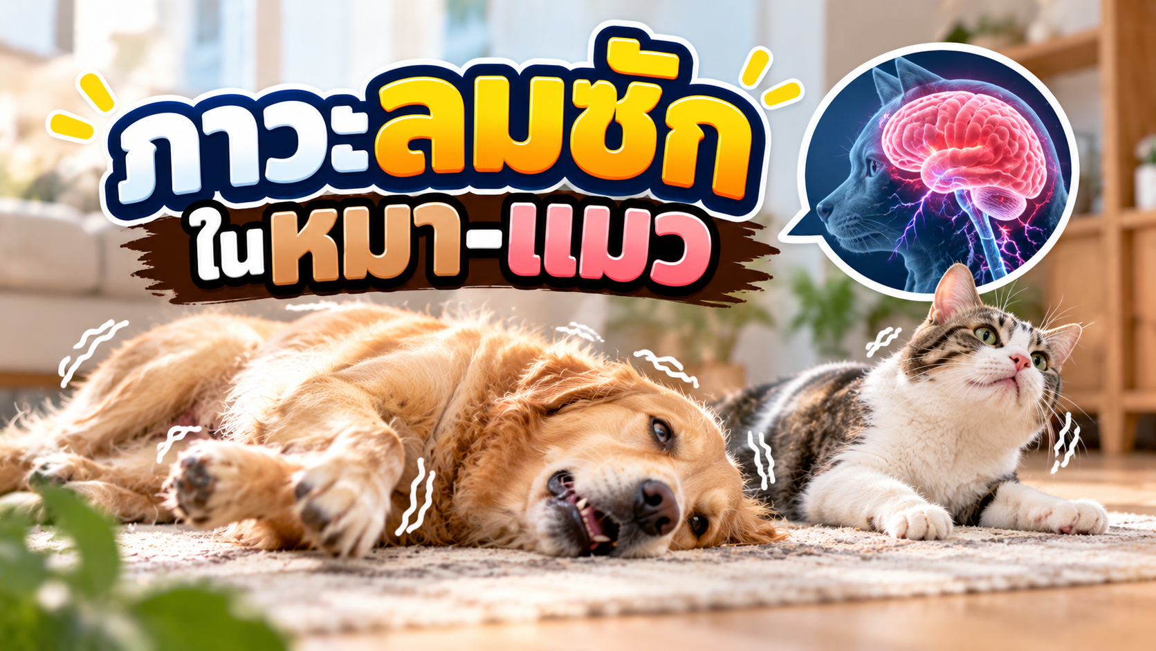 ภาวะลมชักในหมา-แมว?