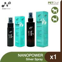 NANOPOWER Silver Spray - สเปรย์ทำความสะอาดอเนกประสงค์สำหรับสัตว์เลี้ยง 
