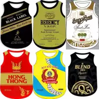 เสื้อหมาแมว เครื่องดื่มสุดเท่ ใส่แล้วหล่อ ใส่สบาย ระบายอากาศดี ไม่ร้อน สำหรับน้องหมาพันธุ์เล็กถึงใหญ่ ขนาดเบอร์ 1-17