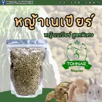 หญ้าเนเปียร์ อัดเม็ดสำหรับกระต่ายและเต่า - อาหารที่มีไฟเบอร์สูง ระบบย่อยอาหารดี-ทางเลือกแทนหญ้าอัลฟัลฟา - 100% ธรรมชาติ
