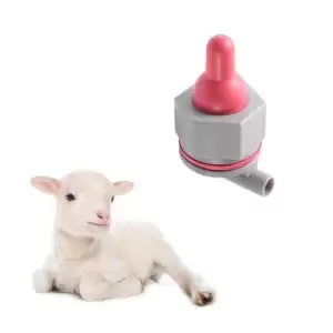 Newsmallbrains สัตว์ Pacifier พร้อมฐานคงที่ 1 ชุดสวมใส่แกะแกะแกะแกะจุกนมสําหรับอุปกรณ์ให้อาหารปศุสัตว์บ้าน NSB