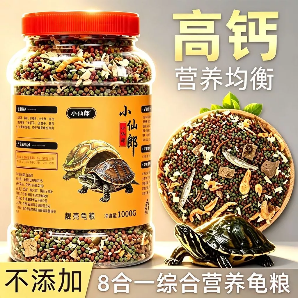 2026 สินค้าใหม่ขนาดเล็กเต่าฟีดกึ่งน้ําเต่าอาหารปลากุ้งหนอนแห้งสัตว์เลี้ยงเต่าบราซิลหญ้าเต่ากระพงเต่าให้อาหารหนุ่มเต่าอาหาร ks010