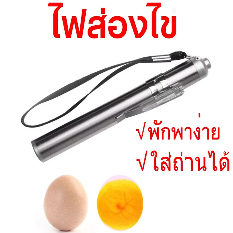 ไฟส่องไข่ ไฟส่องไข่เชื้อ ไฟฉายส่องไข่ ไฟฉายส่องเชื้อไข่ ไฟเช็คเชื้อ ไข่นก ไข่ไก่