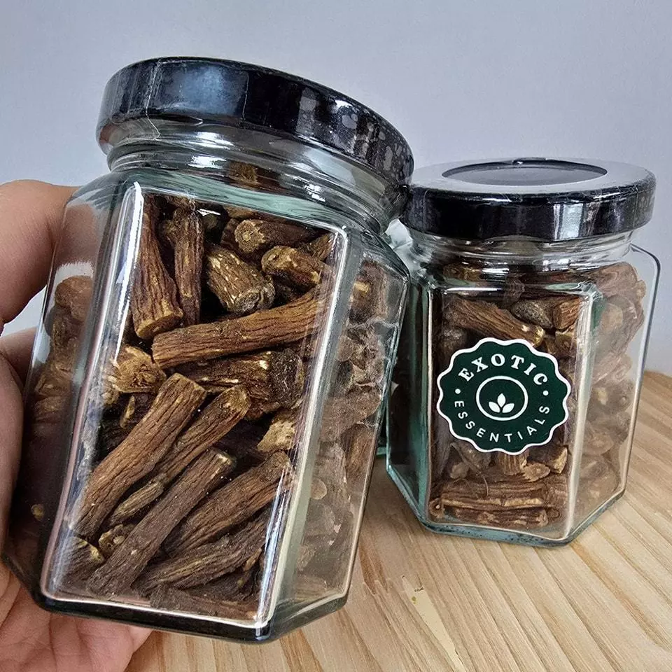 Exotic Essentials รากแดนดิไลออนอบแห้ง (Dandelion Root) ขนมลับฟันธรรมชาติ สำหรับกระต่าย ชินชิลล่า แกสบี้ สัตว์ฟันแทะ บรรจุขวดแก้ว