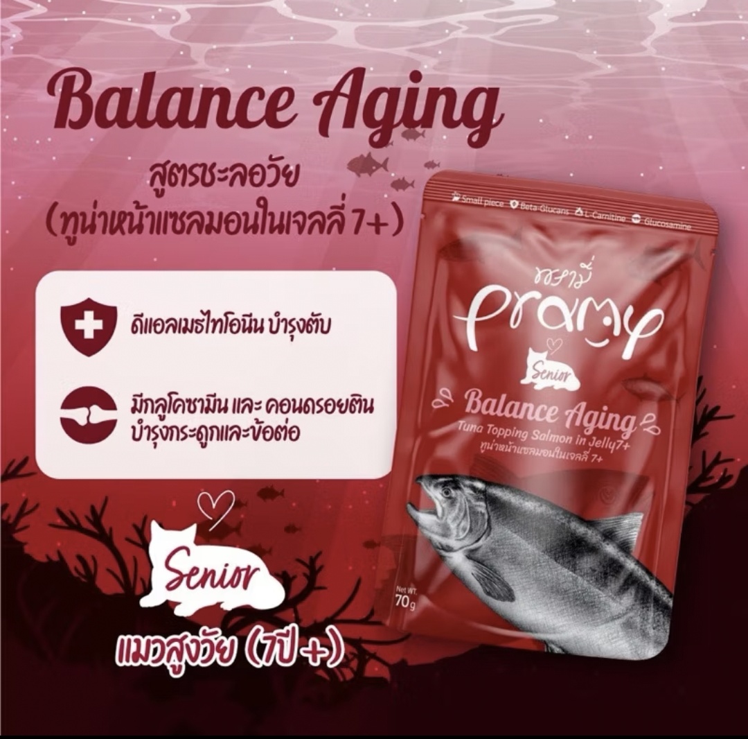 Pramy Senior Balance Aging 7+ 70 g. ภาพที่ 2