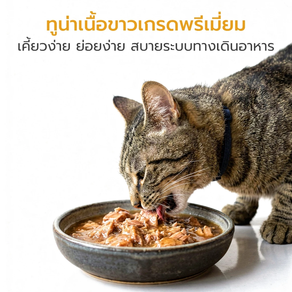 Me-O Delite 70g อาหารเปียกแมว มีโอ ดีไลท์ แบบซอง 12/48ซอง รสอร่อย Petus Kingkaew ภาพที่ 4
