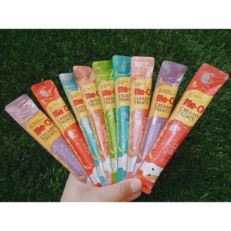 ขนมแมวเลีย Me-o Creamy Treats ขายดีสุด พร้อมรสชาติใหม่ ภาพที่ 3