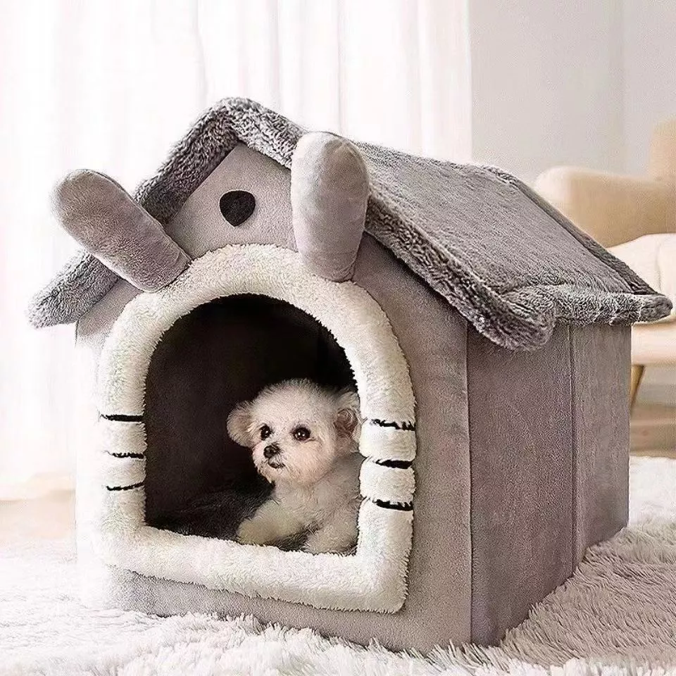 บ้านหมา ที่นอนแมว ที่นอนสุนัข คอนโดแมว บ้านแมว นุ่มสบาย ด้านล่างมีกันลื่น ไม่มีหมอน ที่นอนหมา บ้านสุนัขขนาดเล็ก ภาพที่ 4