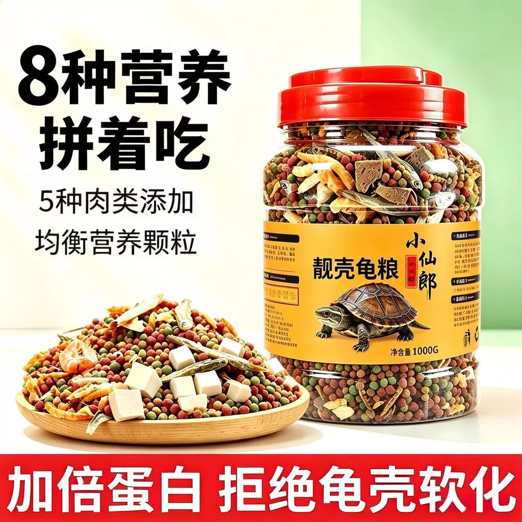2026 สินค้าใหม่ขนาดเล็กเต่าฟีดกึ่งน้ําเต่าอาหารปลากุ้งหนอนแห้งสัตว์เลี้ยงเต่าบราซิลหญ้าเต่ากระพงเต่าให้อาหารหนุ่มเต่าอาหาร ks010 ภาพที่ 5