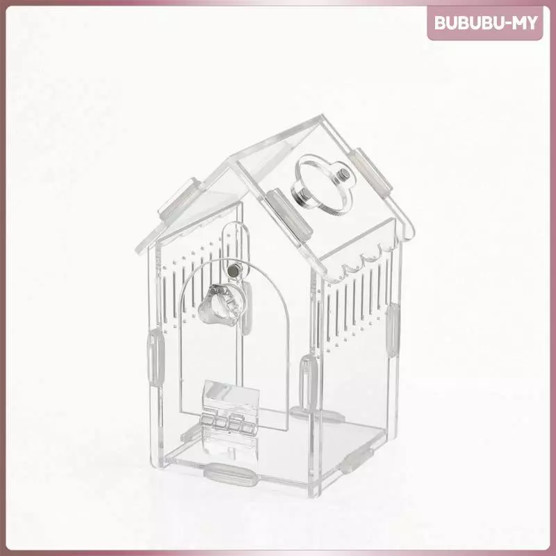 [BubuMY] Terrarium อะคริลิคระบายอากาศพร้อมสลักถังใส Terrarium ถังใสขนาดเล็กสําหรับช่างงานอดิเรก,โต๊ะ ภาพที่ 5