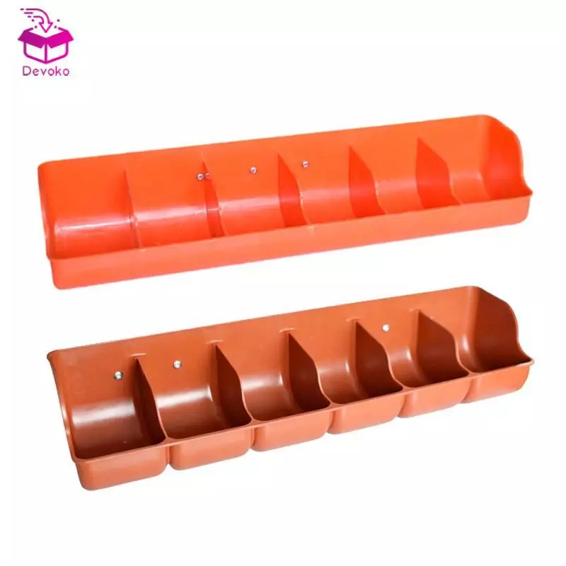 [chiwanji2mf] อาหารลูกสุกร ร่องให้อาหารอเนกประสงค์แบบพกพา ถาดให้อาหารแกะสําหรับแพะ แกะ วัว ม้า อุปกรณ์ ภาพที่ 5