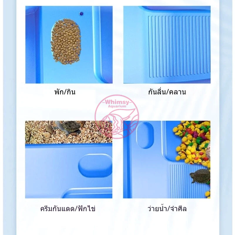 แทงค์เลี้ยงเต่า คุณภาพดี อ่างเลี้ยงเต่า กระบะเลี้ยงเต่า สำหรับเต่าน้ำ เต่าญี่ปุ่น มีหลายแบบ ภาพที่ 4