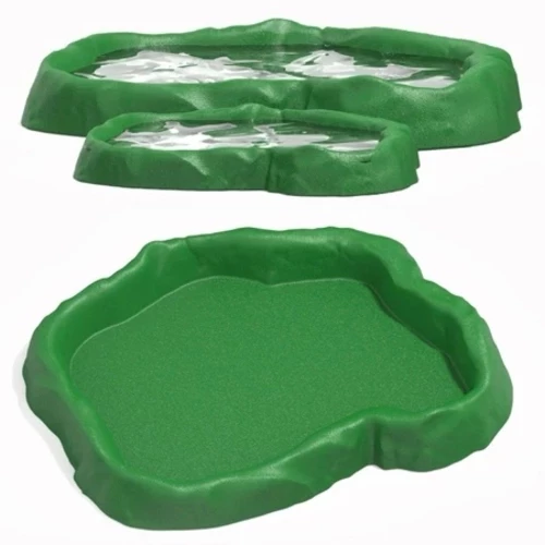 ถาดอาหารและน้ำ PVC สำหรับเต่าบกและสัตว์เลื้อยคลาน Nomoypet ขนาดเล็ก ภาพที่ 3
