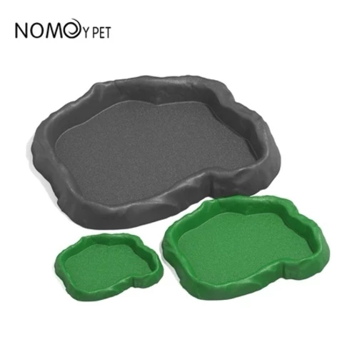 ถาดอาหารและน้ำ PVC สำหรับเต่าบกและสัตว์เลื้อยคลาน Nomoypet ขนาดเล็ก ภาพที่ 4
