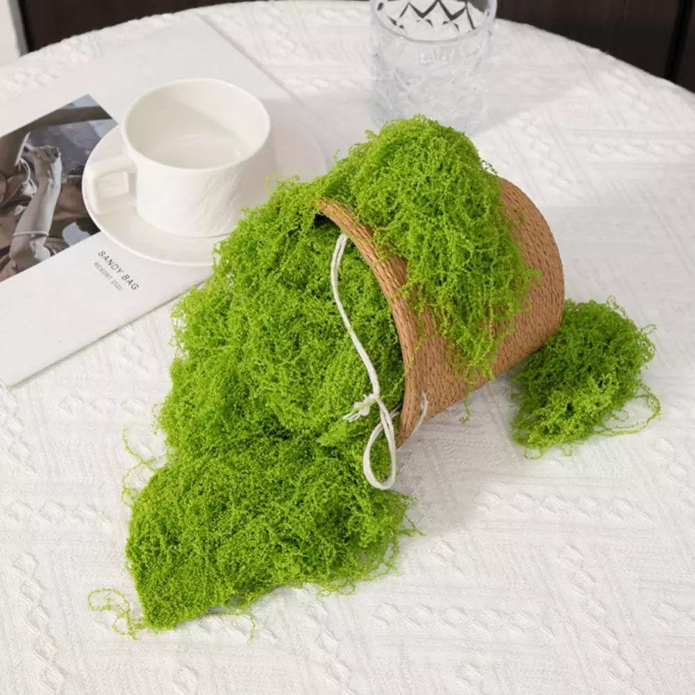 SECRETSPACE ประดิษฐ์ Moss แผ่นปลอมหญ้าสีเขียวสําหรับกระถางต้นไม้ตกแต่ง DIY Terrarium Micro ภูมิทัศน์บอนไซสวนอุปกรณ์ N4Q2 ภาพที่ 2