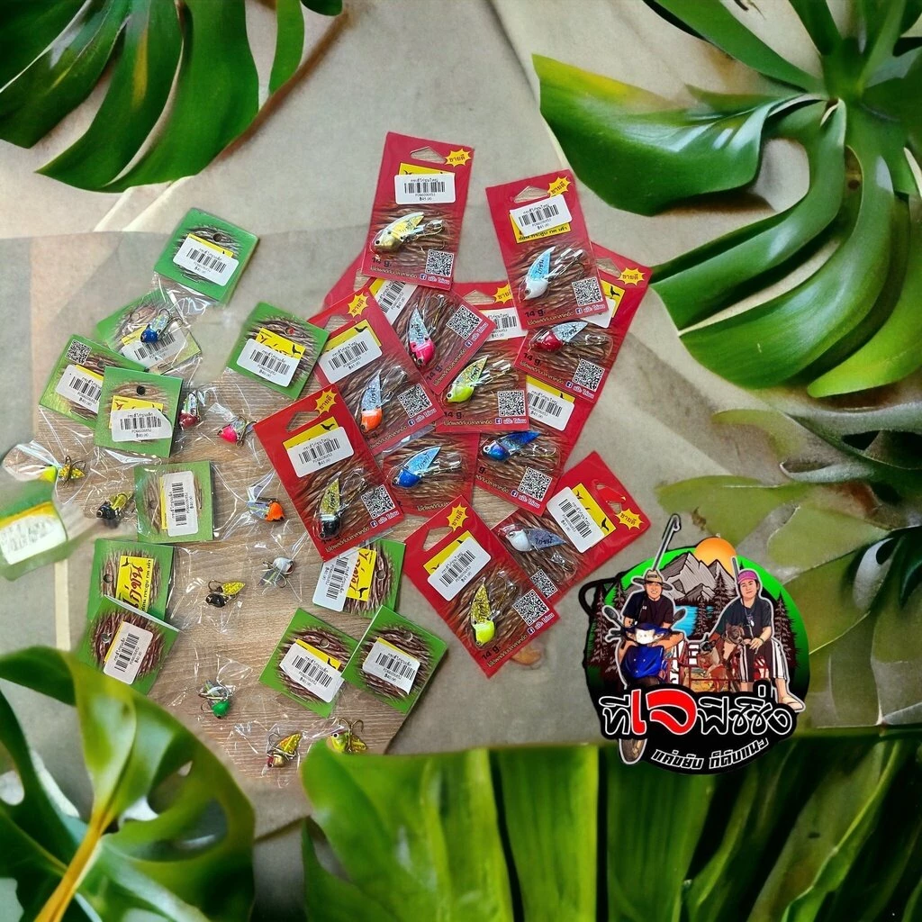 ขายดี พร้อมส่ง กระดี่ไก่ชน 14 กรัม ตัวใหญ่ และ 8กรัม ตัวเล็ก กระดี่ไก่ชนตกชะโดกระสูบขาย เหยื่อตกปลากระดี่ไก่ชน คละสี/เล ภาพที่ 3