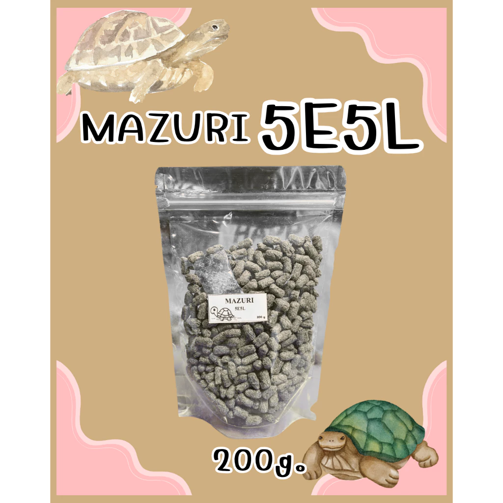 ใหม่ พร้อมส่ง อาหารเต่าบก (สูตรใหม่ 5E5L) มาซูริ Mazuri ขนาดทดลอง ภาพที่ 4