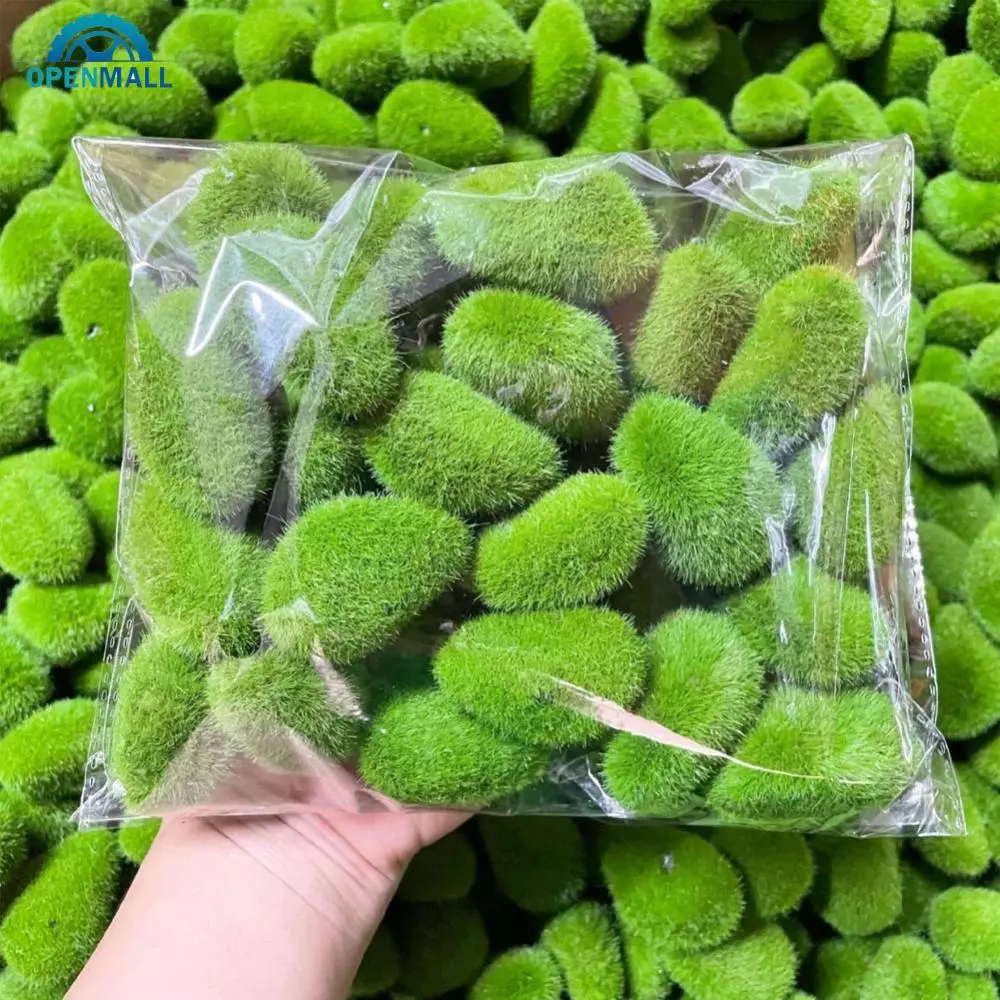 OPENMALL หินมอสประดิษฐ์ Rock Decor ปลอม Mossy Rock สําหรับ Terrarium Fairy Garden Micro ภูมิทัศน์บอนไซตกแต่งตู้ปลา U3V3 ภาพที่ 2