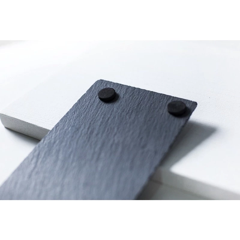 จานหิน [ขนาดเล็ก] Natural Stone Plate ถาดอาหารเต่าบก จานซูซิ จานสเต็ก แผ่นหินรองอาหาร ภาพที่ 4