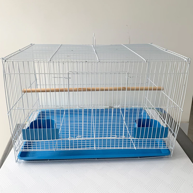 กรงนก กรงสัตว์เลี้ยง กรงนกแก้ว กรงกระต่าย กรงพกพาสัตว์เลี้ยง กรงกระรอก 60*40*40cm กรงหนูแฮมเตอร์ กรงพับ ภาพที่ 3