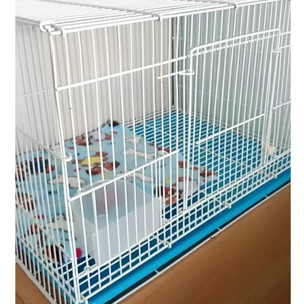 กรงนก กรงสัตว์เลี้ยง กรงนกแก้ว กรงกระต่าย กรงพกพาสัตว์เลี้ยง กรงกระรอก 60*40*40cm กรงหนูแฮมเตอร์ กรงพับ ภาพที่ 5