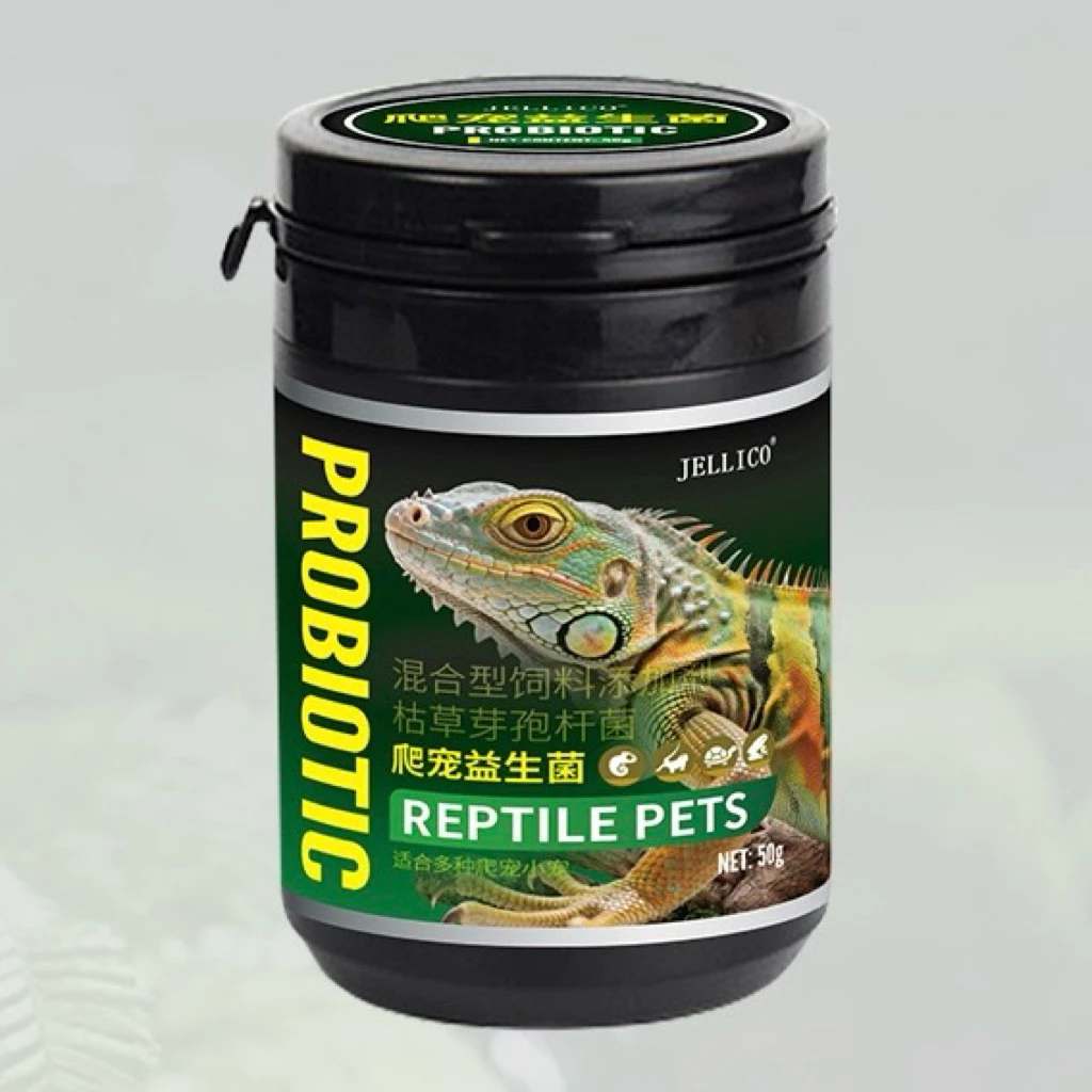 JELLICO Reptile Probiotics โปรไบโอติก 50g สำหรับสัตว์เลื้อยคลาน เต่าบก อีกัวน่า กิ้งก่า คาเมเลียน ตุ๊กแก ภาพที่ 4